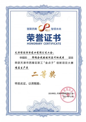 2021年”金點(diǎn)子“大賽二等獎